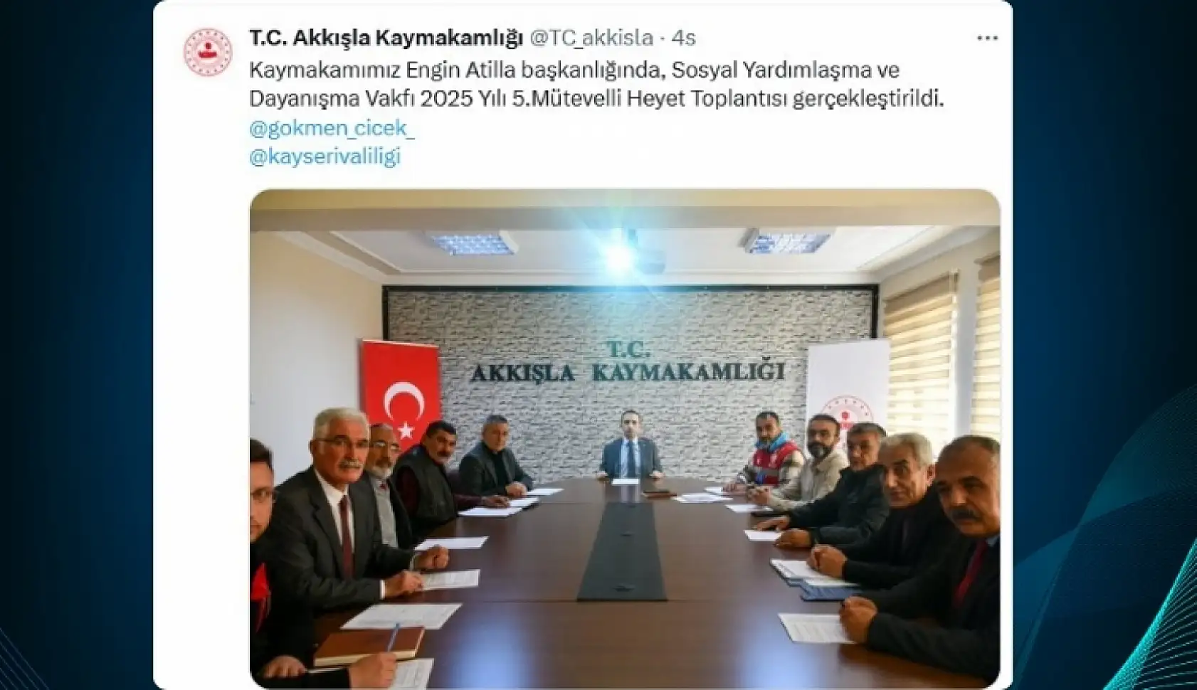 Kayseri'nin sosyal medya gündeminde öne çıkanlar: Toplantı, KASKİ, ziyaret, eğitim ve diğer gelişmeler...