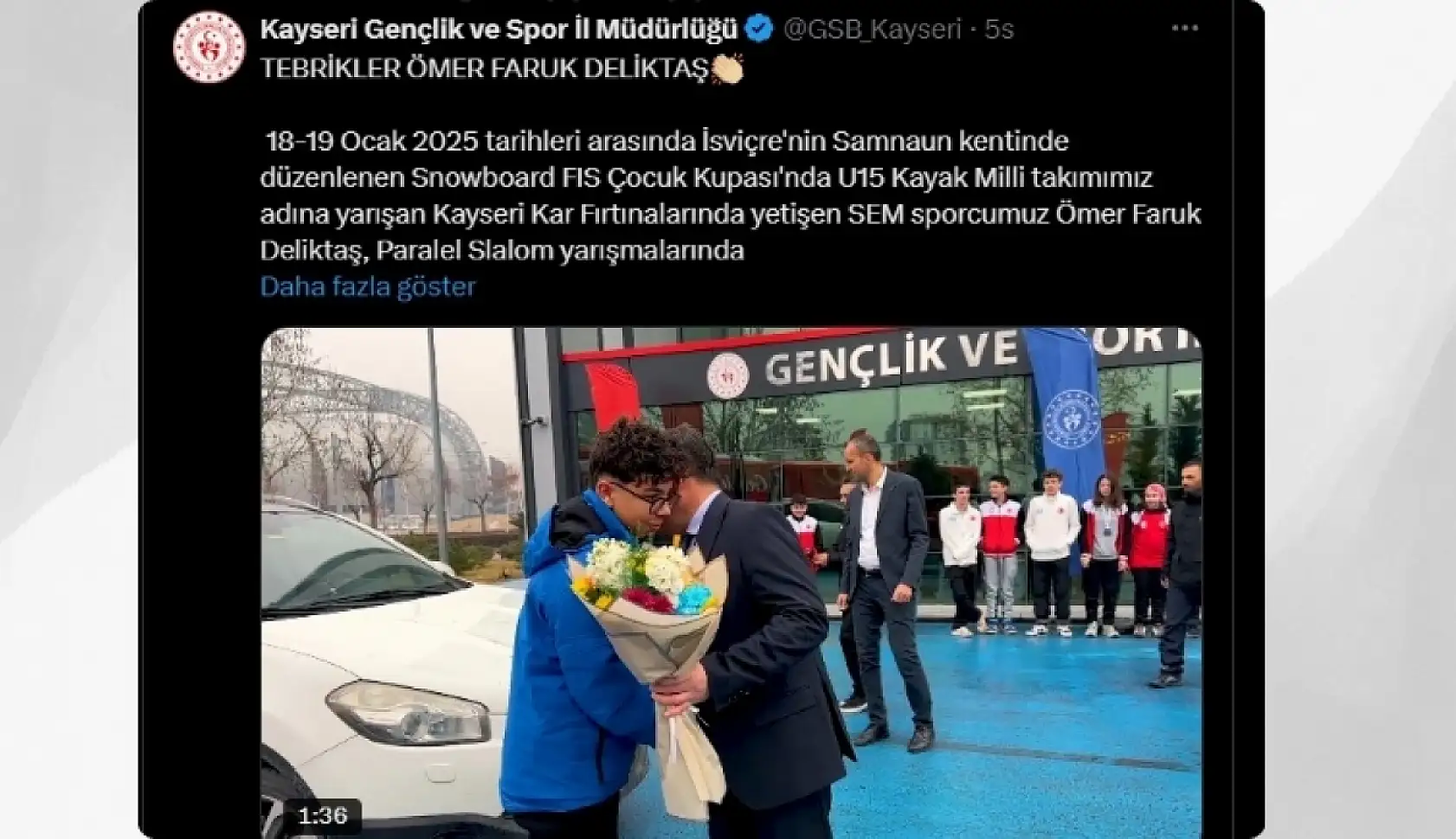 Kayseri'de sosyal medyada öne çıkan paylaşımlar: Ziyaret, hizmet aracı, toplantı...