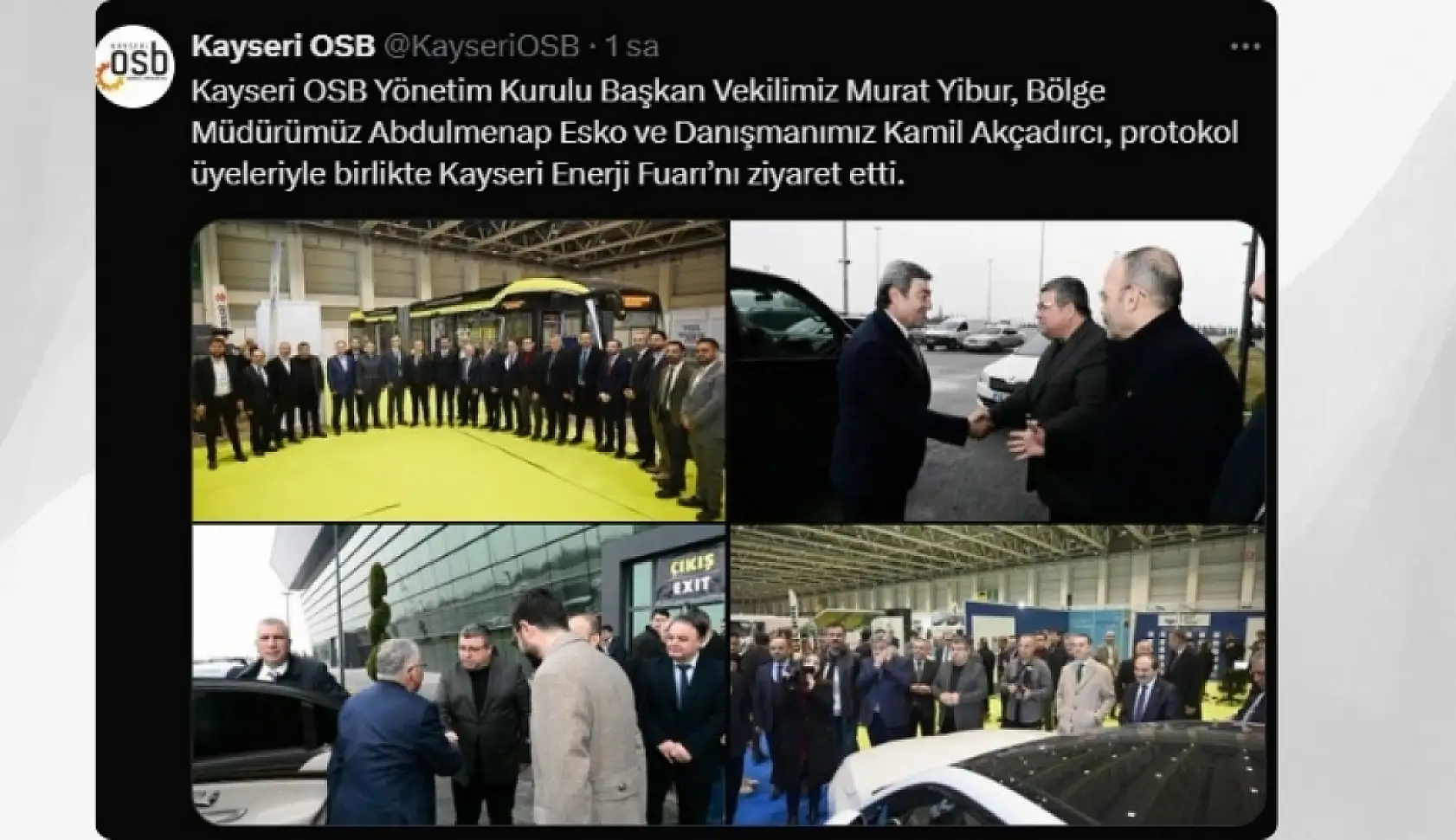 Kayseri'de sosyal medyada öne çıkan paylaşımlar: Ziyaret, hizmet aracı, toplantı...