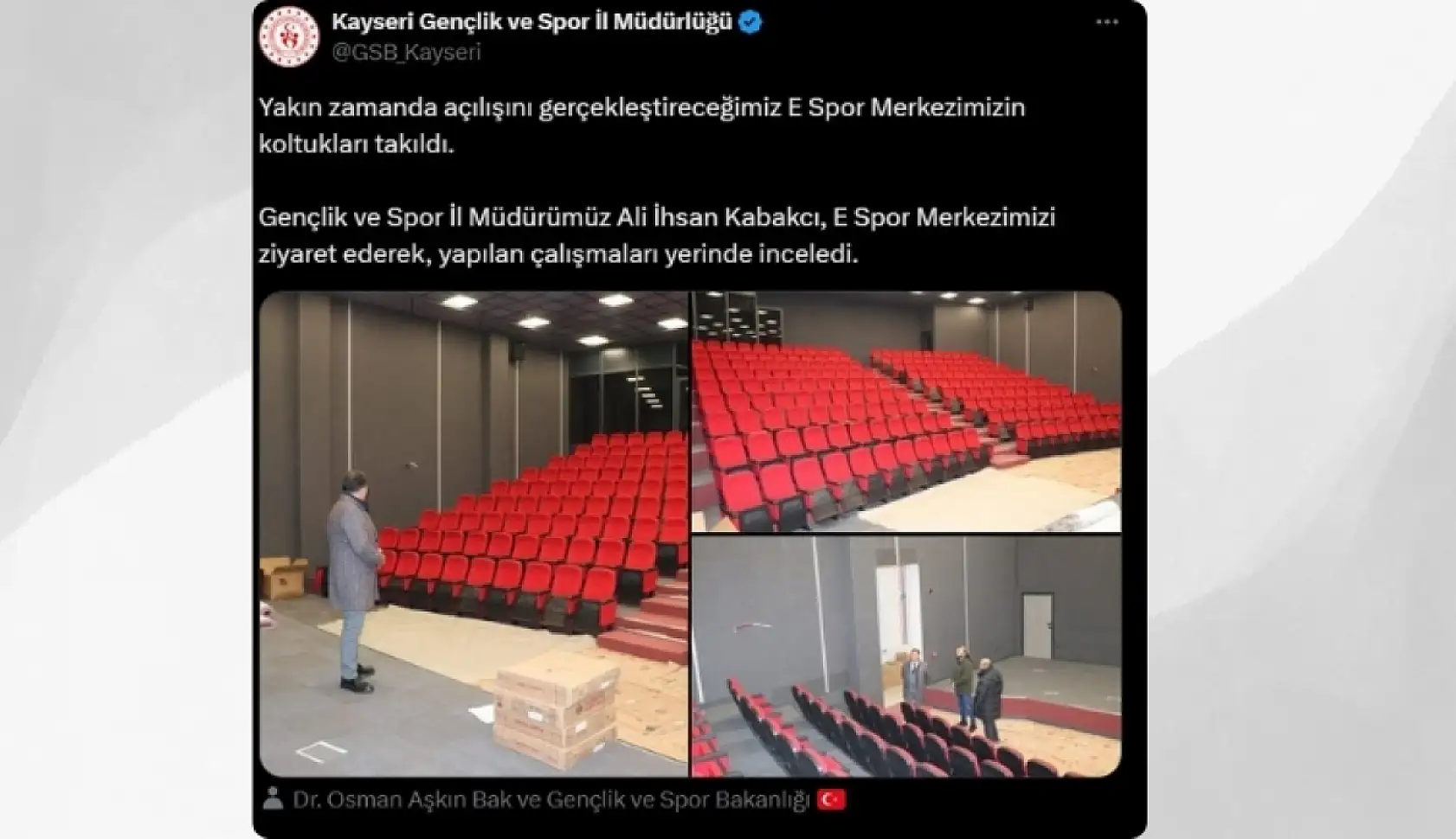 Kayseri'de sosyal medyada öne çıkan paylaşımlar: Ziyaret, hizmet aracı, toplantı...