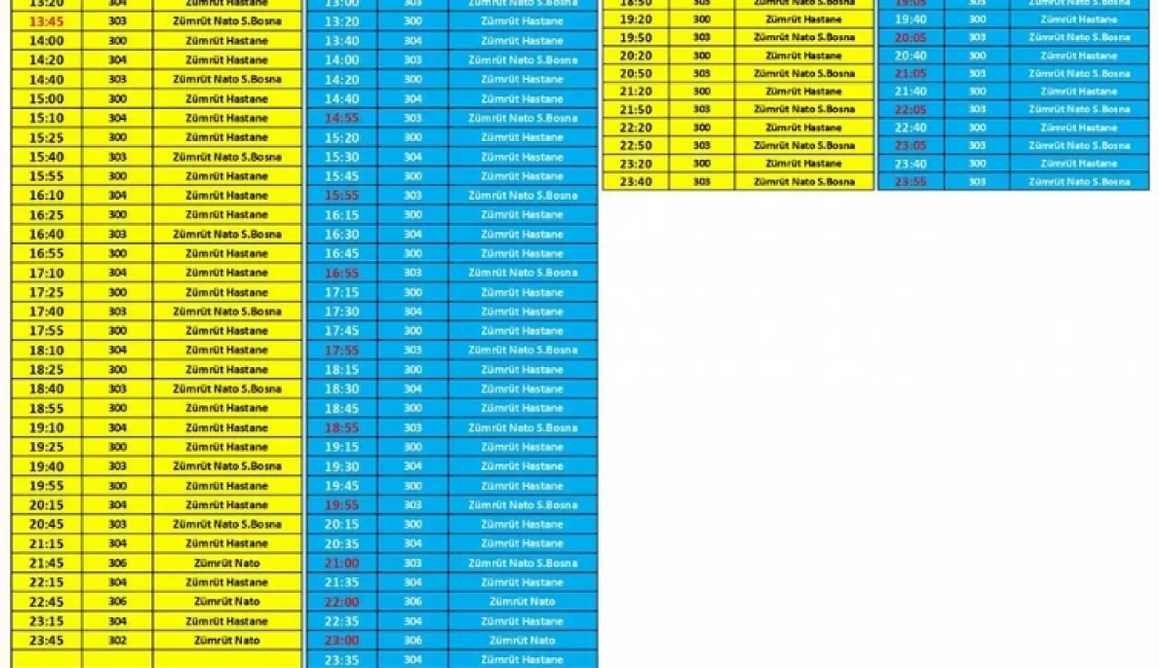 Kayseri'de çok sayıda otobüs sefer ve güzergahında değişiklik yapıldı: Şehir Hastanesi, Zümrüt, Talas, Sanayi...