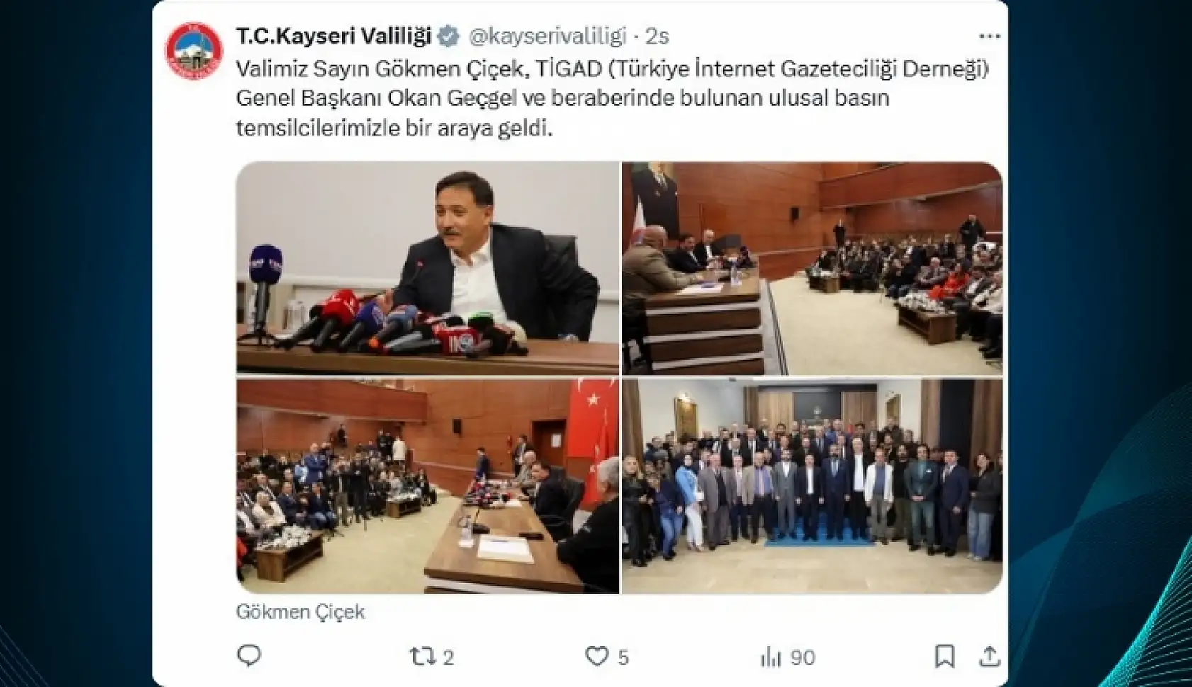 Kayseri'nin sosyal medya gündeminde öne çıkanlar: Toplantı, KASKİ, ziyaret, eğitim ve diğer gelişmeler...