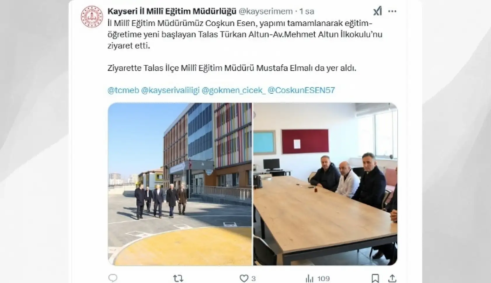 Kayseri'de sosyal medyada öne çıkanlar: Eğitim, tarım, ilçeler...