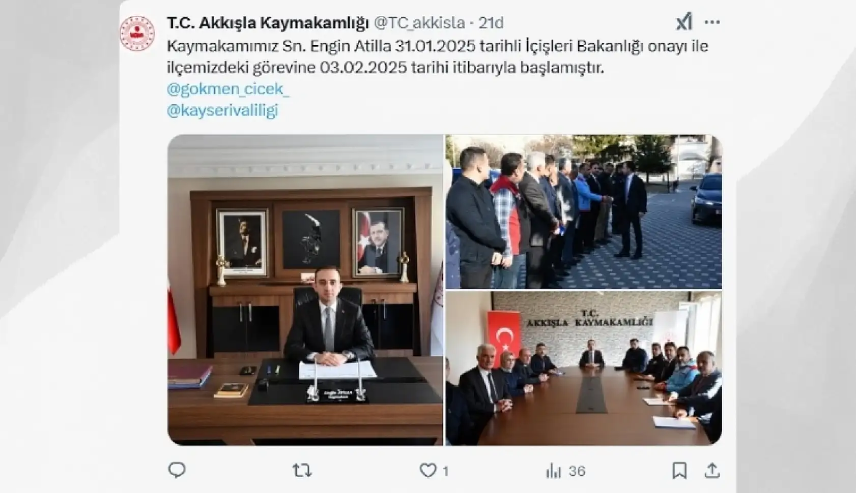 Kayseri'de sosyal medyada öne çıkanlar: Eğitim, tarım, ilçeler...