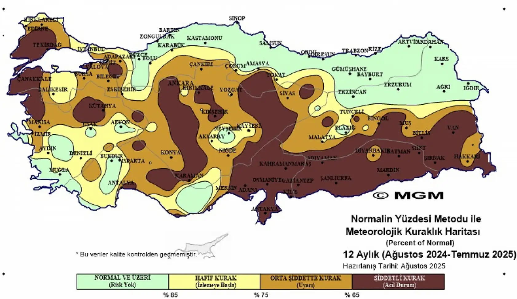 Tehlike büyüyor: Kayseri haritası kırmızıya büründü!