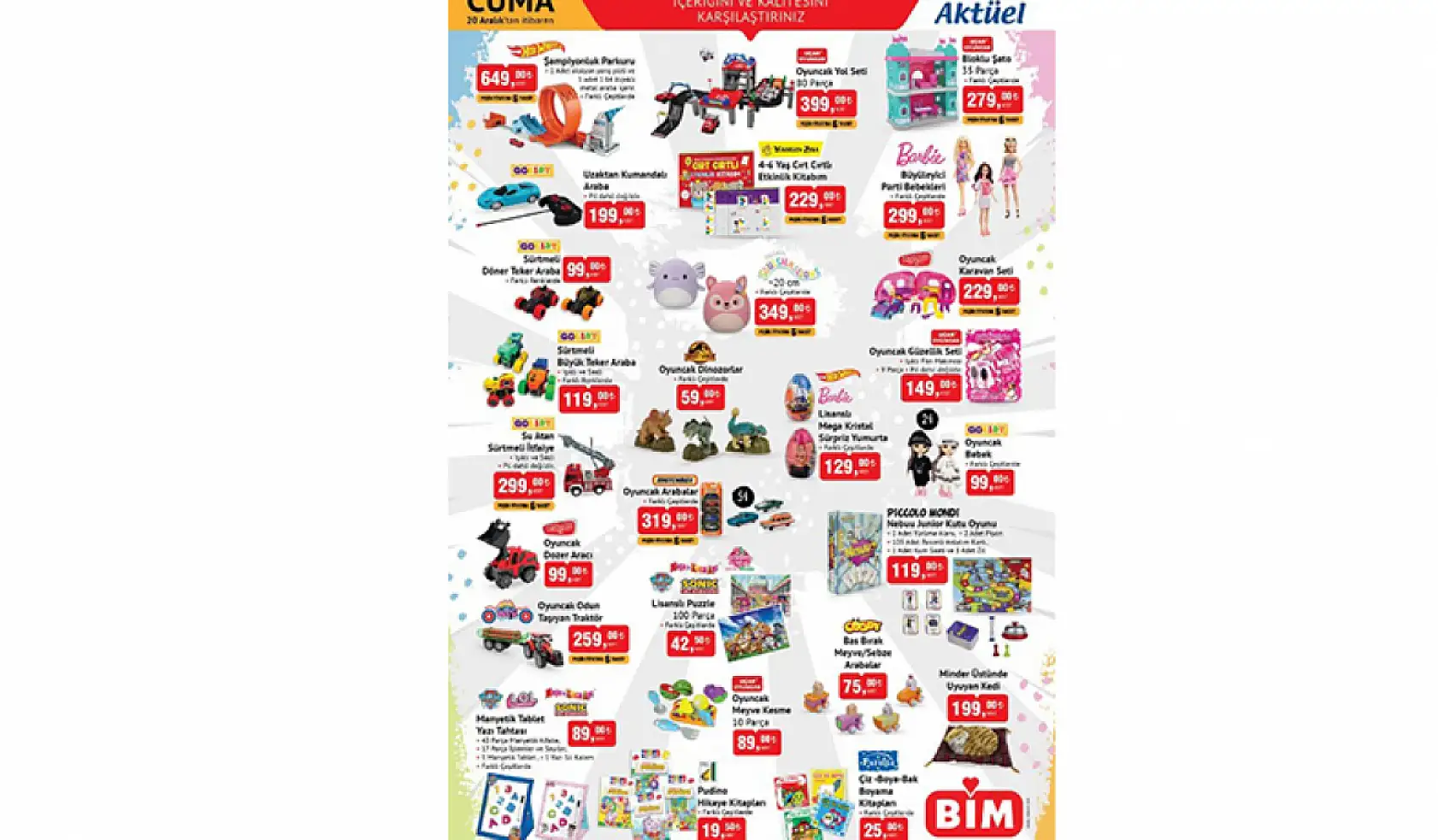 BİM 19-22 Aralık indirim kataloğu yayınlandı – Yüzlerce üründe indirim!
