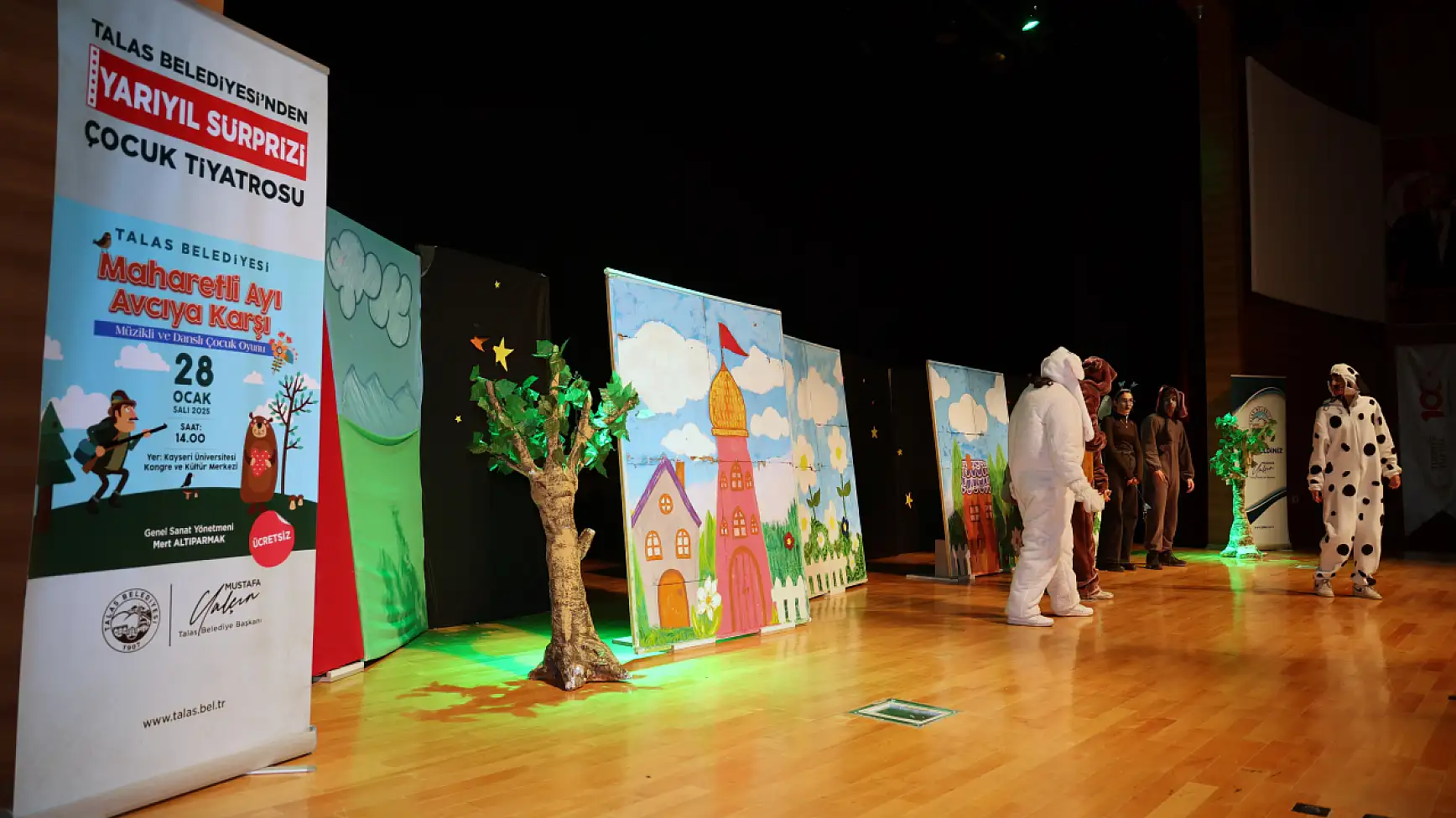 Talas'ta ücretsiz çocuk şenliği