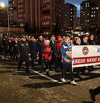 'Asrın Felaketi'nin 3. yılında Kayseri'de sessiz yürüyüş!