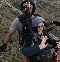 77 yaşında Ali Dağı'ndan kendini gökyüzüne bıraktı! İlk sözü gülümsetti