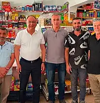 AK Parti Tomarza'da ev ev, esnaf esnaf gezdi