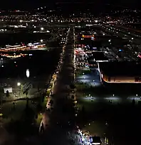 Akşam olunca oturacak yer bulunmuyor! Kayserililerin gözde mekanı havadan görüntülendi!