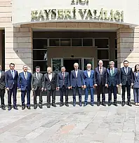 Bakan Uraloğlu Kayseri'ye geldi! Vali Çiçek'le görüşmede neler konuşuldu?