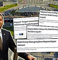 Baki Ersoy, Kayseri'nin derdiyle dertlendi: Dikkat çeken başarı verilere yansıdı!