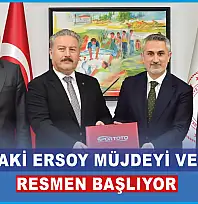 Baki Ersoy müjdeyi verdi! Resmen başlıyor