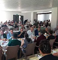 Develi'de 300 kişilik sofra kuruldu! O lezzet için çevre köylerden geldiler