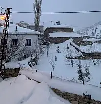 Develi'de kar rekoru: O köyde ölçülen rakam şaşırttı!