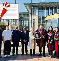Dün Erdoğan'ın elinden ödülü aldılar: Bugün Kayseri'de bu mesaj dikkat çekiyor!