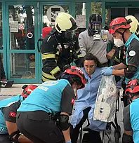 Erciyes Üniversitesi'nde deprem oldu, yangın çıktı: Ekipler zamana karşı yarıştı!