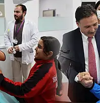 ERVA sporcularına çifte destek geldi: Vali Gökmen Çiçek ilk muayenelerine eşlik etti!