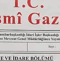 İşte 31 Aralık 2025 Resmi Gazete kararları