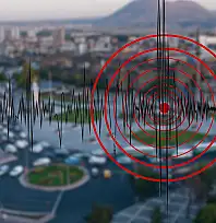 Kayseri Cumhuriyet Meydanı'nda deprem anını yaşadılar!