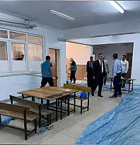 Kayseri'de 9 okul yenileniyor! Başsavcı bizzat denetledi, sürpriz hediyeler dağıttı