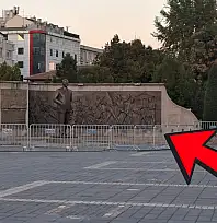 Kayseri'de Atatürk Anıtı'nın önünü neden kapattılar?