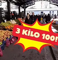 Kayseri'de beklenen ürün tezgahlara düştü: 3 kilosu 100 lira!