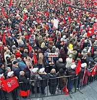 Kayseri'de bu görüntü hafızalara kazındı