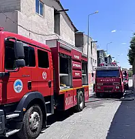 Kayseri'de çelik eşya atölyesinde korkutan yangın!