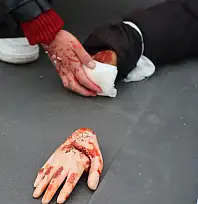 Kayseri'de film sahnelerini aratmayan tatbikat