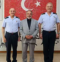 Kayseri'de iki komutandan veda! Başkan Yalçın'la son buluşma