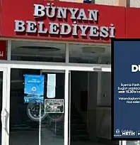Kayseri'de ilçe sakinleri dikkat - Sular kesilecek: İşte nedeni!
