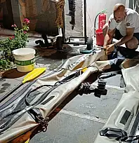 Kayseri'de inanılmaz görüntü! Arama kurtarma ekibi yamalı botla göreve çıkıyor
