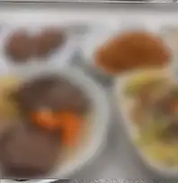 Kayseri'de işçilere verilen yemek gündem oldu