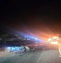 Kayseri'de kaza yapan otomobil alev aldı: Ölü ve yaralılar var!