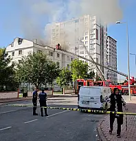 Kayseri'de öğrenci yurdunda yangın çıktı!