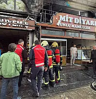 Kayseri'de restoranda yangın! Ekiplerin müdahalesi sürüyor
