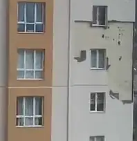 Kayseri'de şiddetli rüzgar çok sayıda binaya hasar verdi!