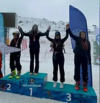 Kayseri'de snowboard heyecanı: Develi'den gelen madalya ilçeyi gururlandırdı