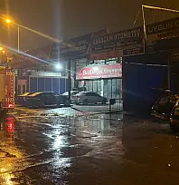 Kayseri'de tamir için sanayiye bırakılan otomobil alevlere teslim oldu: İşte o anlar!