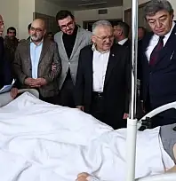 Kayseri'de yaralı özel harekât polisine siyasilerden destek!