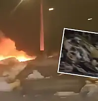 Kayseri'deki bu yolu resmen çöplüğe çevirdiler: Yangın sonrası vatandaştan sert çağrı!