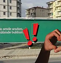 Kayseri'deki 'Gizemli aşık' merak uyandırdı!