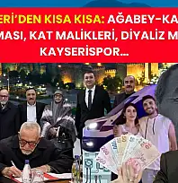 Kayseri'den Kısa Kısa: Ağabey-Kardeş Tartışması, Kat Malikleri, Diyaliz Merkezi, Kayserispor…