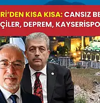 Kayseri'den Kısa Kısa: Cansız Beden, Çiftçiler, Deprem, Kayserispor…