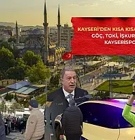 Kayseri'den Kısa Kısa: Siber Çete, Göç, TOKİ, İŞKUR, Pazar, Kayserispor…