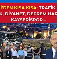 Kayseri'den Kısa Kısa: Trafik Kazası, Piknik, Diyanet, Deprem Haritası, Kayserispor…
