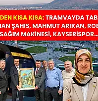 Kayseri'den Kısa Kısa: Tramvayda Tabancayla Yaralanan Şahıs, Mahmut Arıkan, Robotik Süt Sağım Makinesi, Kayserispor…