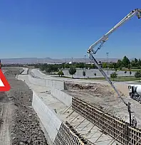 Kayseri'nin altyapısı gelişiyor: Ramazan Deresi ıslah çalışmaları sürüyor!